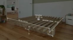 Bettsystem "Tojo V" -Bettbezüge Verkäufe 2024 bettsystem tojo v bemassungs grafik