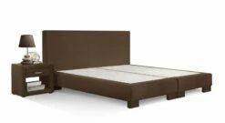 Boxspring-Base "Polar" -Bettbezüge Verkäufe 2024 boxspring base polar braun wenge fuesse