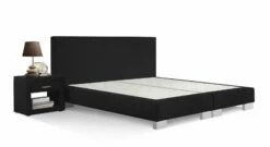 Boxspring-Base "Polar" -Bettbezüge Verkäufe 2024 boxspring base polar schwarz silber fuesse