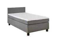 Boxspring-Einzelbett "Lucan" -Bettbezüge Verkäufe 2024 boxspring einzelbett lucan komfortabel silber