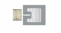 Boxspring-Spannbetttuch Für Split-Topper (individueller Kopfteileinschnitt) -Bettbezüge Verkäufe 2024 boxspring spannbettuch kneer spanngummis gr