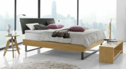 Boxspringbett "Agia" -Bettbezüge Verkäufe 2024 boxspringbett agia buche natur lackiert gr