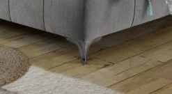 Boxspringbett "Aidan" -Bettbezüge Verkäufe 2024 boxspringbett aidan kunststoff fuesse chromfarben