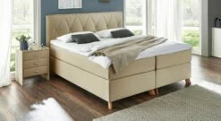 Boxspringbett "Allentown" -Bettbezüge Verkäufe 2024 boxspringbett allentown bequem liegehoehe 66cm