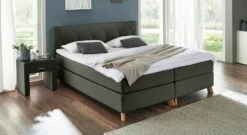 Boxspringbett "Allentown" -Bettbezüge Verkäufe 2024 boxspringbett allentown stoffbezug anthrazit 53cm