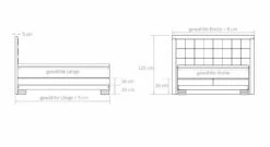 Boxspringbett "Aronia" 14 Boxspringbett "Aronia" -Bettbezüge Verkäufe 2024 boxspringbett aronia bemassungs skizze