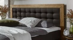 Boxspringbett "Aronia Elektro" -Bettbezüge Verkäufe 2024 boxspringbett aronia elektro kopfteil gesteppt gepolstert