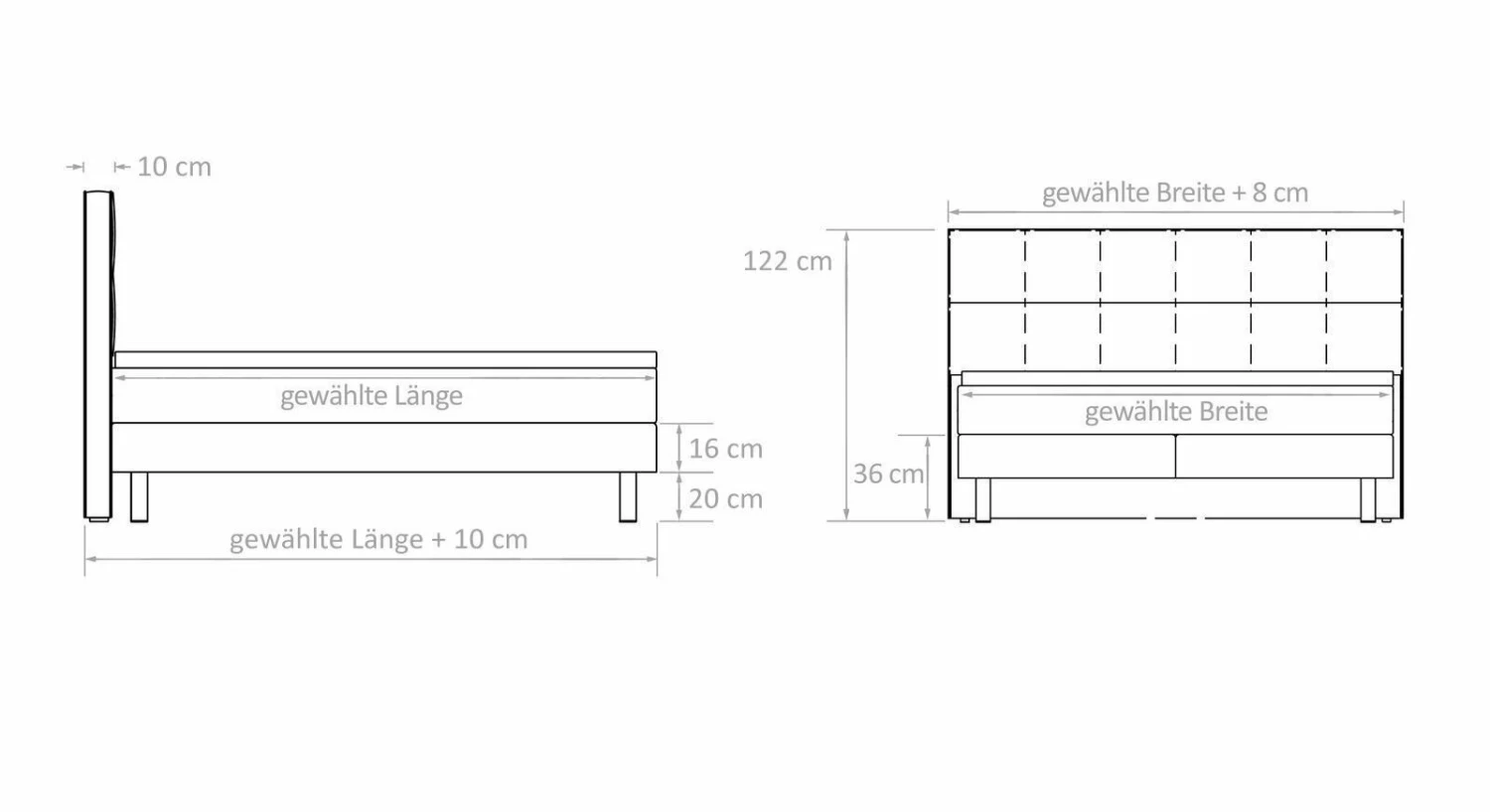 Boxspringbett "Berea" 6 Boxspringbett "Berea" – Bild 4
