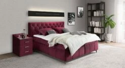 Boxspringbett "Bethany" -Bettbezüge Verkäufe 2024 boxspringbett bethany nachttisch