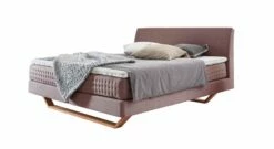 Boxspringbett "Clarice" -Bettbezüge Verkäufe 2024 boxspringbett clarice rosa webstoffbezug
