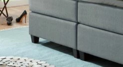 Boxspringbett "Clarksville" -Bettbezüge Verkäufe 2024 boxspringbett clarksville trapezfoermig winkelfuesse