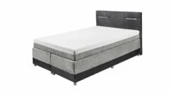 Boxspringbett "Cody" -Bettbezüge Verkäufe 2024 boxspringbett cody 140 cm breit grau