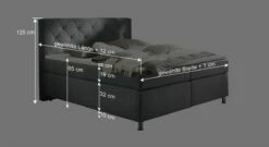 HOMELIV. Boxspringbett "Cordelia" -Bettbezüge Verkäufe 2024 boxspringbett cordelia bemassungsgrafik