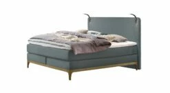 Boxspringbett "Danilo" -Bettbezüge Verkäufe 2024 boxspringbett danilo blaugrau hochwertig