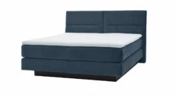 MUSTERRING Boxspringbett "Elias" Kopfteil Mit Quersteppung -Bettbezüge Verkäufe 2024 boxspringbett elias kopfteil mit quersteppung dunkelblau