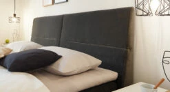 MUSTERRING Boxspringbett "Elias" Kopfteil Mit Quersteppung -Bettbezüge Verkäufe 2024 boxspringbett elias kopfteil mit quersteppung gepolstert