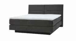 MUSTERRING Boxspringbett "Elias" Kopfteil Mit Quersteppung -Bettbezüge Verkäufe 2024 boxspringbett elias kopfteil mit quersteppung grau