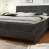 MUSTERRING Boxspringbett "Elias" Kopfteil Mit Quersteppung -Bettbezüge Verkäufe 2024 boxspringbett elias kopfteil mit quersteppung samtbezug