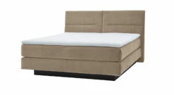 MUSTERRING Boxspringbett "Elias" Kopfteil Mit Quersteppung -Bettbezüge Verkäufe 2024 boxspringbett elias kopfteil mit quersteppung taupe