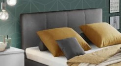 Bestseller -Bettbezüge Verkäufe 2024 boxspringbett evan kopfteil ziernaehte