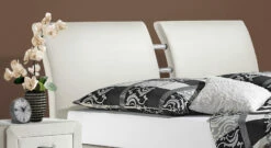 Boxspringbett "Fernando" -Bettbezüge Verkäufe 2024 boxspringbett fernando kunstleder kopfteil gepolstert gr