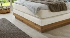 Boxspringbett "Galicia" -Bettbezüge Verkäufe 2024 boxspringbett galicia wildeiche geteilte box gr