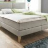 Boxspringbett "Jaramillo" -Bettbezüge Verkäufe 2024 boxspringbett jaramillo stoffbezug hellgrau