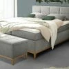Boxspringbett "Jared" 1 Boxspringbett "Jared" -Bettbezüge Verkäufe 2024 boxspringbett jared bezug microvelours grau