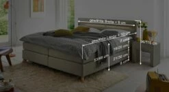Boxspringbett "Jurata" -Bettbezüge Verkäufe 2024 boxspringbett jurata bemassungs skizze