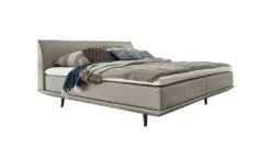 Boxspringbett "Lajana" -Bettbezüge Verkäufe 2024 boxspringbett lajana webstoff bezug creme