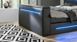 Boxspringbett "Lucaro" Express -Bettbezüge Verkäufe 2024 boxspringbett lucaro express breit fussteil