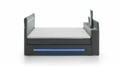 Boxspringbett "Lucaro" Express -Bettbezüge Verkäufe 2024 boxspringbett lucaro express fernseherhalterung inklusive