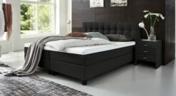 Boxspringbett "Luciano" 35 Boxspringbett "Luciano" -Bettbezüge Verkäufe 2024 boxspringbett luciano 53cm webstoff schwarz