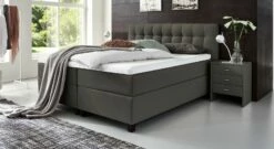 Boxspringbett "Luciano" 34 Boxspringbett "Luciano" -Bettbezüge Verkäufe 2024 boxspringbett luciano 66cm webstoff anthrazit
