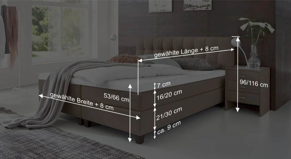 Boxspringbett "Luciano" 7 Boxspringbett "Luciano" – Bild 5