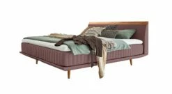 Boxspringbett "Mavilla" 17 Boxspringbett "Mavilla" -Bettbezüge Verkäufe 2024 boxspringbett mavilla webstoff bezug rosa