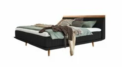 Boxspringbett "Mavilla" 21 Boxspringbett "Mavilla" -Bettbezüge Verkäufe 2024 boxspringbett mavilla webstoff bezug schwarz