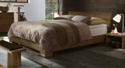 Boxspringbett "Mexiana" -Bettbezüge Verkäufe 2024 boxspringbett mexiana wildeiche coffee kopfteil bequem gr