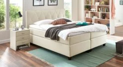 Boxspringbett "Midway" 28 Boxspringbett "Midway" -Bettbezüge Verkäufe 2024 boxspringbett midway creme hell stoff