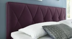 Boxspringbett "Midway" 23 Boxspringbett "Midway" -Bettbezüge Verkäufe 2024 boxspringbett midway kopfteil originell rautensteppung