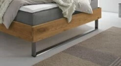 Boxspringbett "Olanda" -Bettbezüge Verkäufe 2024 boxspringbett olanda patina stahlkufen style