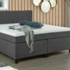 Boxspringbett "Ordan" -Bettbezüge Verkäufe 2024 boxspringbett ordan hochwertig anthrazit