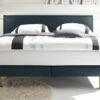 Boxspringbett "Oss" -Bettbezüge Verkäufe 2024 boxspringbett oss samtvelours marine