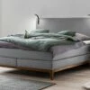 Boxspringbett "Palmiro" -Bettbezüge Verkäufe 2024 boxspringbett palmiro weissgrau bezug