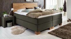 Boxspringbett "Peachland" -Bettbezüge Verkäufe 2024 boxspringbett peachland komforthoehe 66 anthrazit