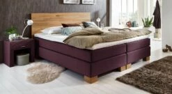 Boxspringbett "Peachland" -Bettbezüge Verkäufe 2024 boxspringbett peachland liegehoehe 53 modern beere