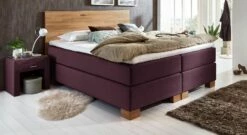 Boxspringbett "Peachland" -Bettbezüge Verkäufe 2024 boxspringbett peachland liegehoehe 66 beere