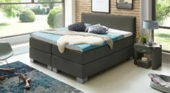 Boxspringbett "Puebla" -Bettbezüge Verkäufe 2024 boxspringbett puebla 66cm webstoff anthrazit