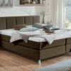 Boxspringbett "Ramea" -Bettbezüge Verkäufe 2024 boxspringbett ramea 53cm webstoff braun