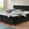 Boxspringbett "Rockford" -Bettbezüge Verkäufe 2024 boxspringbett rockford 53cm webstoff schwarz